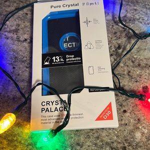 🔥SALEPure crystal IP13 pro 6.1 Crystal Palace case D30 thinnest most protection